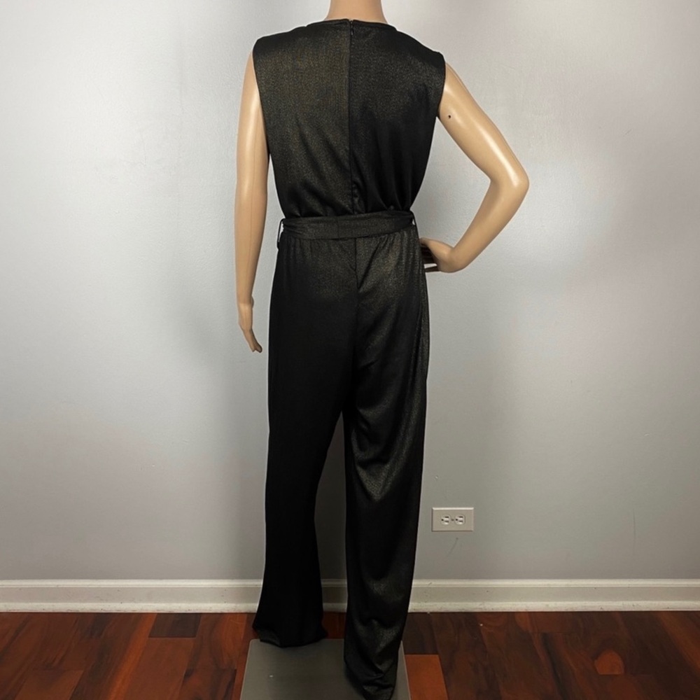 NEW BISHOP + YOUNG BLACK METALLIC JUMPSUIT - Picture 8 of 8